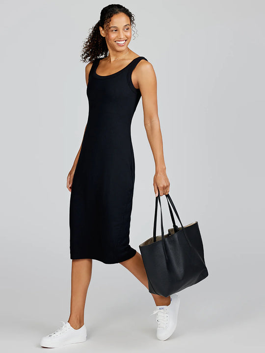 Tasc Microluxe Rib Midi Dress