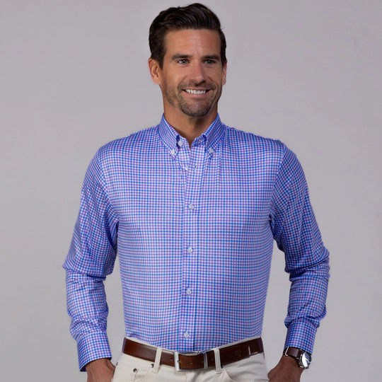 Collars & Co. Quattro Flex Dress Shirt with Button Down Collar