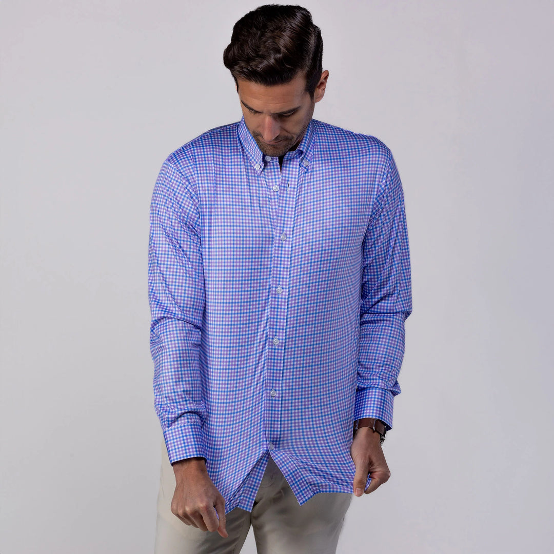 Collars & Co. Quattro Flex Dress Shirt with Button Down Collar