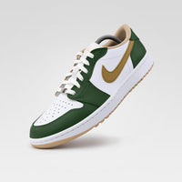 Custom Jordan 1 Low - Fairway Gold