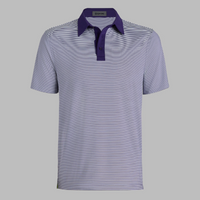 G/FORE FEEDER STRIPE FINE TECH JERSEY POLO