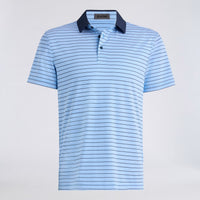 G/FORE HERRINGBONE STRIPE TECH JERSEY POLO