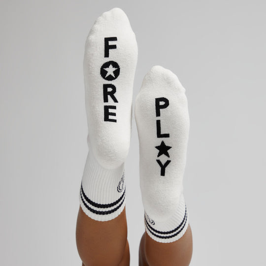 G/Fore Striped Fore Play Women's Crew Socks