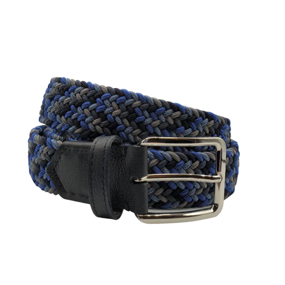 FH Wadsworth Multi Colored Stretch Belt