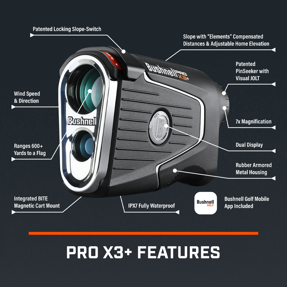 Bushnell Golf Pro X3+