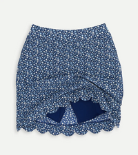 Renwick Printed Scallop Hem Skort