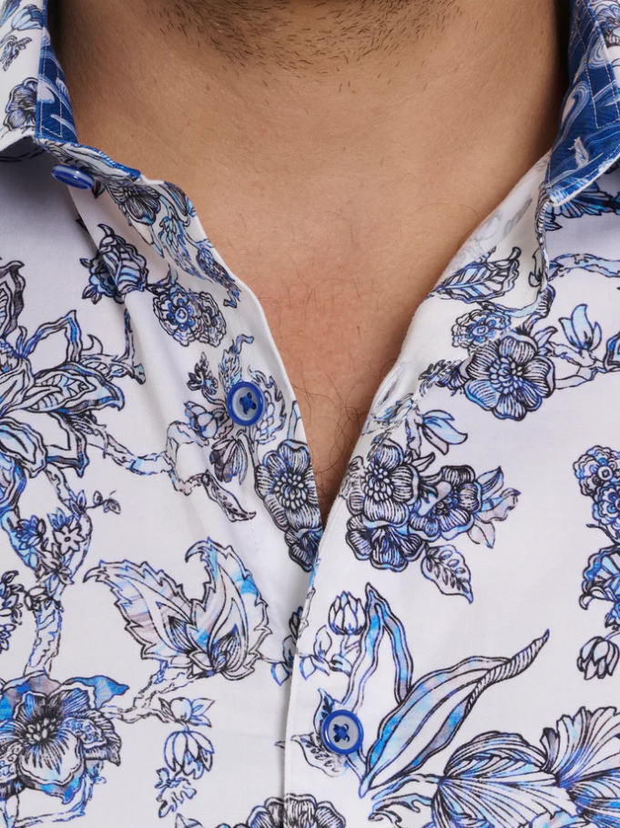Robert Graham Sea Bloom Long Sleeve Button Down Shirt