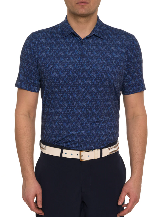 Robert Graham Iron Skull Performance Polo