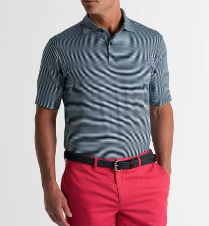 Fairway & Greene Owens Stripe Tech Polo