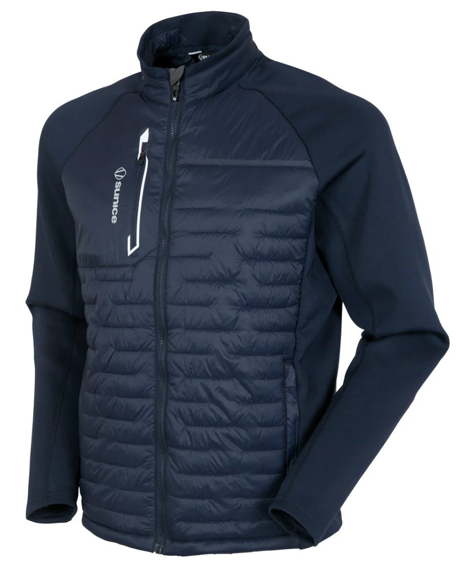 Sunice Men's Hamilton Hybrid Climaloft Lightweight Thermal Stretch Jacket