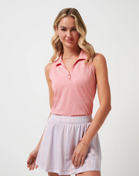 Travis Mathew Featherweight Active Sleeveless Polo (Women)