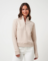 Travis Mathew Cloud Fleece Half Zip Pullover (Women)