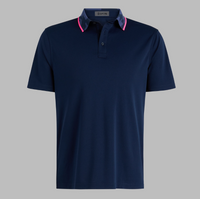 G/FORE CAMO COLLAR PERFORMANCE PIQUÉ POLO