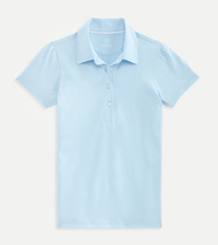 Renwick Cotton Puff Sleeve Polo