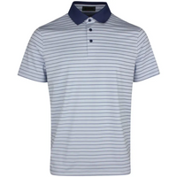 G/FORE HERRINGBONE STRIPE TECH JERSEY POLO