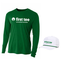 First Tee  Long-sleeve shirt and Hat Combo