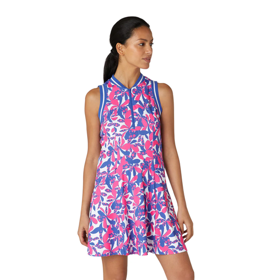 Penguin Floral Printed Zip Dress