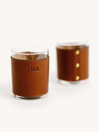 Clayton & Crume - Rocks Glasses (3-letter monogram, set of 2)
